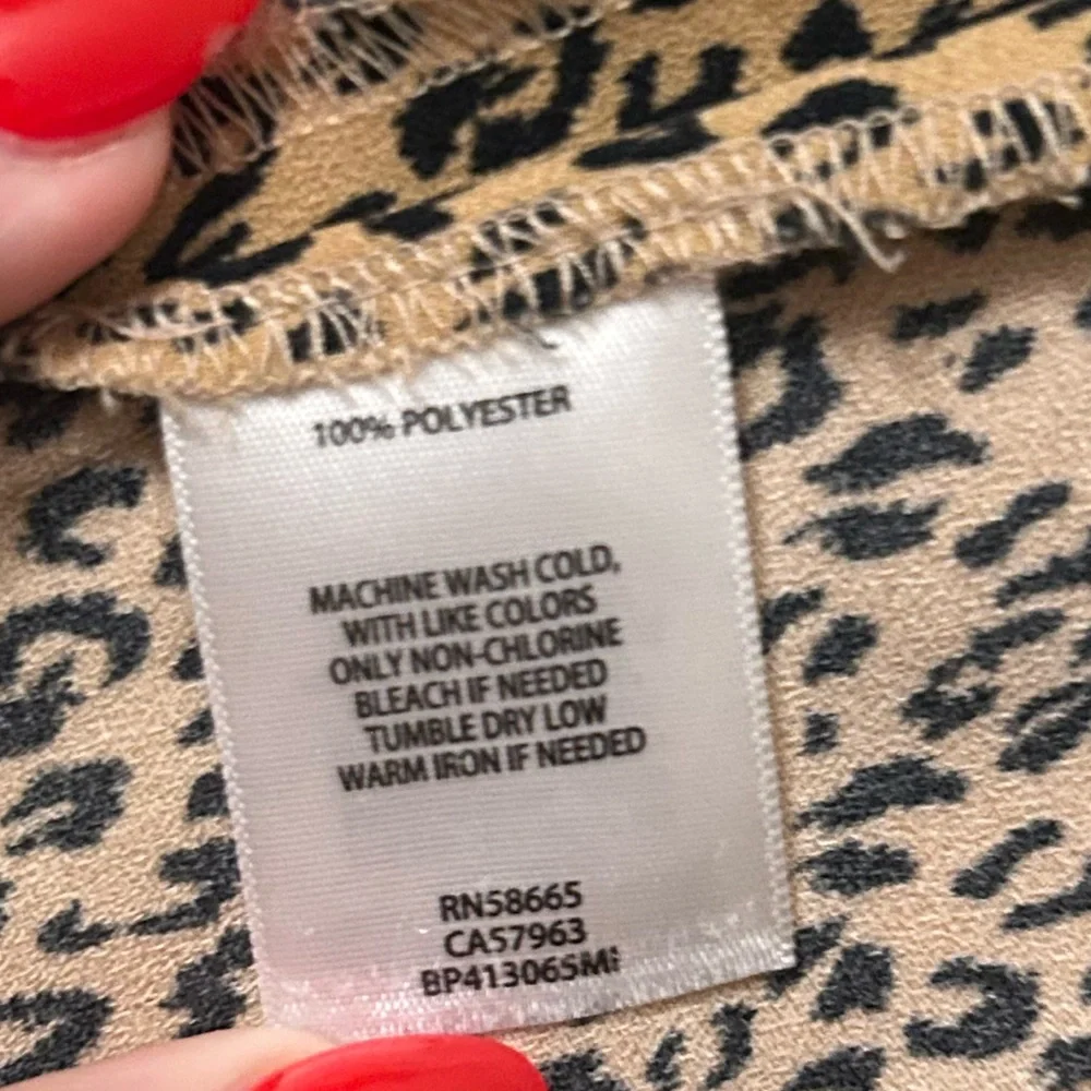 BP Cute Animal Leopard Print Mini Skirt Size XS - Picture 7 of 7